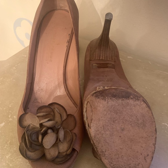 Made in Italy peep toe heels - Picture 3 of 4